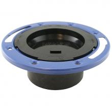 Jones Stephens C52341 - 3'' x 4'' Plumbfit ABS Closet Flange with Metal Ring and Knockout