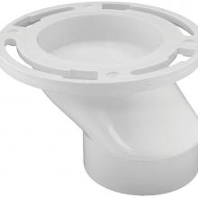 Jones Stephens C54340 - 3'' x 4'' Offset PVC Closet Flange