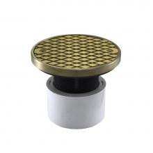 Jones Stephens C59099 - 2'' x 3'' PVC Cleanout with 2'' Plastic Spud and 4'' Nicke