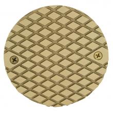Jones Stephens C60502 - 5'' Polished Brass Round Cast Cleanout Cover