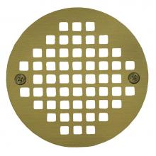Jones Stephens C60804 - 5'' Polished Brass Round Cast Coverall Strainer