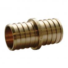 Jones Stephens C76001LF - 1/2'' Brass PEX Coupling, Lead Free