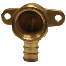 Jones Stephens C76080LF - 1/2'' x 1/2'' Brass PEX x Female Drop Ear 90degree Elbow, Lead Free