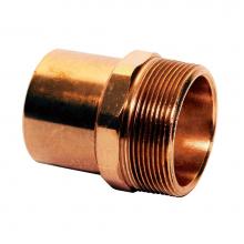Jones Stephens C77194 - Copper Male Adapter, FTG x MPT, 1-1/4 x 1-1/4