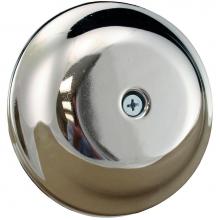 Jones Stephens C96004 - 4-1/4'' Chrome High Impact Plastic Cleanout Cover Plate, Bell Design