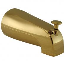 Jones Stephens D03001 - Polished Brass PVD 1/2'' FIP Diverter Spout with Nose Connection