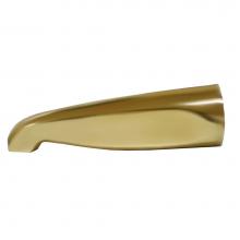 Jones Stephens D03016 - Polished Brass PVD 3/4'' x 1/2'' x 8-1/2'' Tub Spout with Base Conne