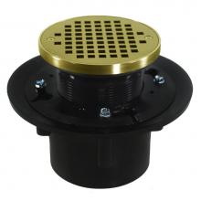 Jones Stephens D49006 - 2'' x 3'' Heavy Duty ABS Drain Base with 3'' Plastic Spud and 6&apos