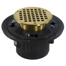 Jones Stephens D49061 - 2'' x 3'' Heavy Duty PVC Drain Base with 3-1/2'' Metal Spud and 6&ap