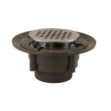 Jones Stephens D49065 - 2'' x 3'' Heavy Duty PVC Drain Base with 3-1/2'' Metal Spud and 6&ap