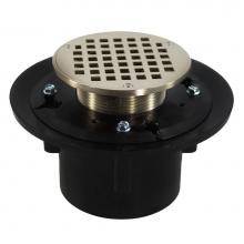 Jones Stephens D49122 - 3'' x 4'' Heavy Duty ABS Drain Base with 3'' Metal Spud and 5'&