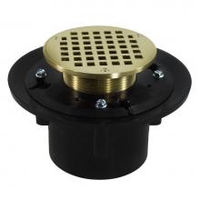Jones Stephens D49196 - 3'' x 4'' Heavy Duty ABS Drain Base with 4'' Metal Spud and 5'&