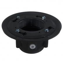 Jones Stephens D49802 - 2'' x 3'' PVC Heavy Duty Drain Base with Clamping Ring and Primer Tap, for 4&a
