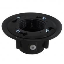 Jones Stephens D49810 - 2'' x 3'' ABS Heavy Duty Drain Base with Clamping Ring and Primer Tap, for 3&a