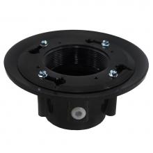 Jones Stephens D49812 - 2'' x 3'' ABS Heavy Duty Drain Base with Clamping Ring and Primer Tap, for 4&a