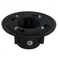 Jones Stephens D49813 - 3'' x 4'' ABS Heavy Duty Drain Base with Clamping Ring and Primer Tap, for 3&a