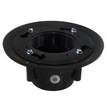 Jones Stephens D49815 - 3'' x 4'' ABS Heavy Duty Drain Base with Clamping Ring and Primer Tap, for 4&a