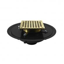 Jones Stephens D51075 - 2'' Heavy Duty ABS Drain Base with 3-1/2'' Metal Spud and 6'' Nickel