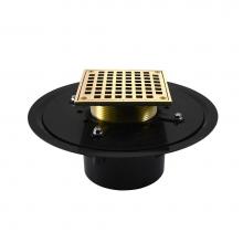 Jones Stephens D51076 - 3'' Heavy Duty ABS Drain Base with 3-1/2'' Metal Spud and 6'' Nickel