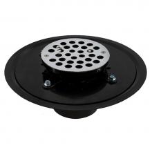 Jones Stephens D51362 - 4'' Heavy Duty ABS Drain Base with 4'' Metal Spud and 6'' Stainless