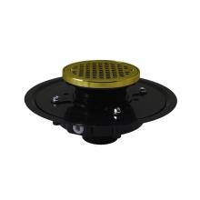 Jones Stephens D53451 - 2'' Heavy Duty ABS Drain Base with 3-1/2'' Plastic Spud and 5'' Poli