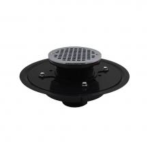 Jones Stephens D53454 - 2'' Heavy Duty ABS Drain Base with 3-1/2'' Plastic Spud and 5'' Chro