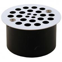 Jones Stephens D54005 - 3'' ABS Snap-in Drain with 3-1/2'' Stainless Steel Round Strainer