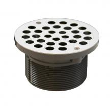 Jones Stephens D56211 - 3-1/2'' IPS PVC Spud with 5'' Stainless Steel Strainer