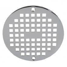 Jones Stephens D60781 - 4'' Chrome Plated Round Strainer - Fits D60981