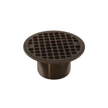 Jones Stephens D6098RB - Oil Rubbed Bronze 2'' Metal Spud with 4-1/4'' Round Strainer