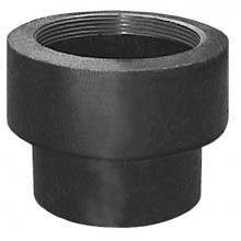 Jones Stephens D63330 - 3'' No Hub Adjustable Cleanout with 5'' Cast Iron Cover - 4-7/8'' -