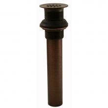 Jones Stephens D7010WB - Old World Bronze Lavatory Grid Drain without Overflow