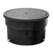 Jones Stephens D76005 - 6'' Heavy Duty Cleanout with Cast Iron Cover - 5-3/8'' Height