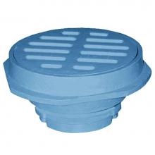 Jones Stephens D76704 - 4'' Code Blue No Caulk (Mechanical Joint) Cesspool Drain with 8'' Cast Iron St