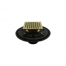 Jones Stephens D80217 - 3'' Heavy Duty No Hub Floor Drain/Shower Drain with 10'' Pan and 6''