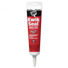 Jones Stephens DAP18001 - 5.5 oz. DAP® KWIK SEAL® Kitchen and Bath Adhesive Caulk, White, Carton of 12