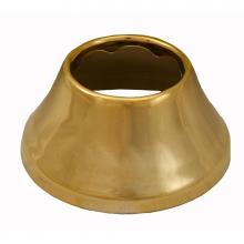 Jones Stephens E0815PB - Polished Brass Escutcheon 1-1/2'' Tubular Bell Pattern 3'' OD