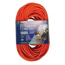 Jones Stephens E25007 - 12/3 100 ft. Orange Extension Cord