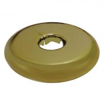 Jones Stephens F08050 - Polished Brass Flexible Floor And Ceiling Plate 1/2'' IPS or 3/4'' CTS