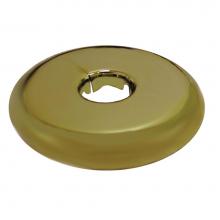 Jones Stephens F08375 - Polished Brass Flexible Floor And Ceiling Plate 3/8'' IPS or 1/2'' CTS