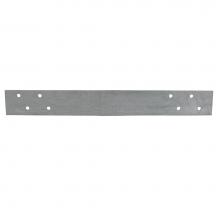 Jones Stephens F14012 - 1-1/2'' x 12'' Galvanized Steel Standard F.H.A. Strap with 4 Offset Holes, 14