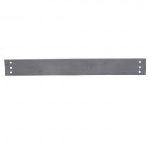 Jones Stephens F160063 - 1-1/2'' x 6'' Galvanized Steel F.H.A. Strap with 3 Holes Vertically Aligned, 1