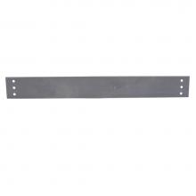 Jones Stephens F160093 - 1-1/2'' x 9'' Galvanized Steel F.H.A. Strap with 3 Holes Vertically Aligned, 1