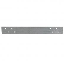 Jones Stephens F16012 - 1-1/2'' x 12'' Galvanized Steel Standard F.H.A. Strap with 4 Offset Holes, 16