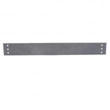 Jones Stephens F160183 - 1-1/2'' x 18'' Galvanized Steel F.H.A. Strap with 3 Holes Vertically Aligned,