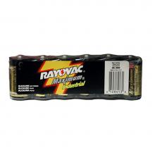 Jones Stephens F20011 - Rayovac Heavy Duty Alkaline Industrial Batteries, D Size, Pack of 6