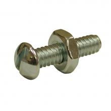 Jones Stephens F33012 - 1/4'' x 1-1/4'' Stove Bolt with Nut, 100 pcs.