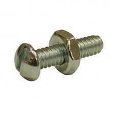 Jones Stephens F33014 - 1/4'' x 2'' Stove Bolt with Nut, 100 pcs.