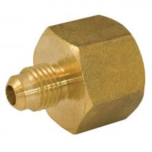 Jones Stephens F40045 - 5/16'' x 1/4'' Brass Flare x Female Coupling