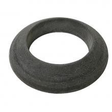 Jones Stephens G13616 - 6-3/4'' x 3-1/2'' x 9/16'' Sponge Closet Gasket with 2 Bolt Holes